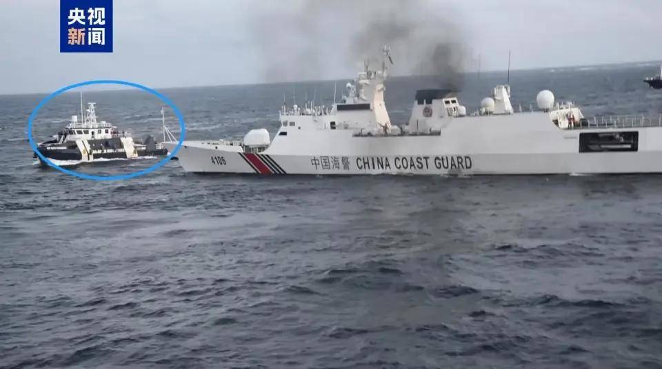 中菲在铁线礁再次爆发冲突！中国海警登礁使用扫雷器清理垃圾